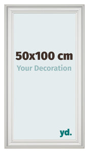 Photo Frame 50x100cm White Swept MDF Lazio Front Size | Yourdecoration.com
