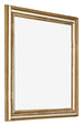 Photo Frame 50x50cm Gold Antique MDF Lazio Front Oblique | Yourdecoration.com