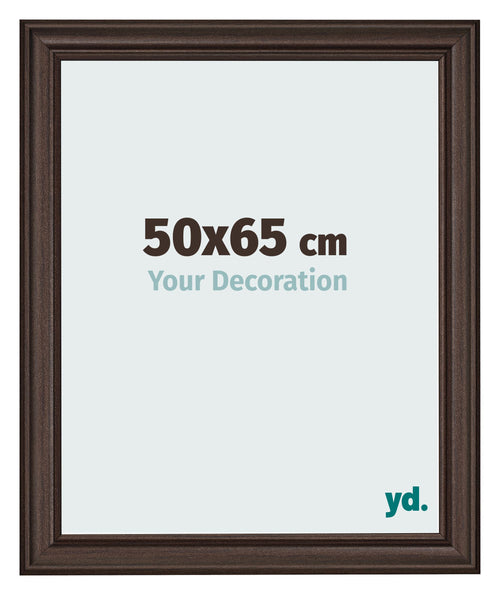 Photo Frame 50x65cm Oak Dark MDF Lazio Front Size | Yourdecoration.com