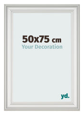 Photo Frame 50x75cm White Swept MDF Lazio Front Size | Yourdecoration.com