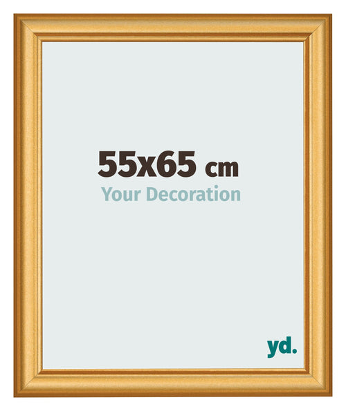 Photo Frame 55x65cm Gold Matte MDF Lazio Front Size | Yourdecoration.com