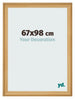 Photo Frame 67x98cm Pine Woodgrain MDF Lazio Front Size | Yourdecoration.com