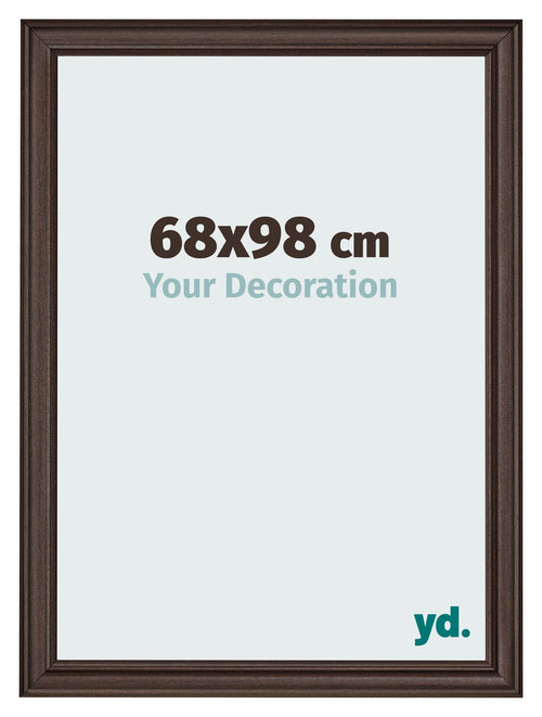 Photo Frame 68x98cm Oak Dark MDF Lazio Front Size | Yourdecoration.com