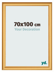 Photo Frame 70x100cm Gold Matte MDF Lazio Front Size | Yourdecoration.com