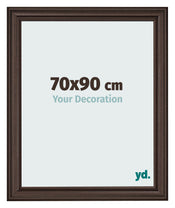 Photo Frame 70x90cm Oak Dark MDF Lazio Front Size | Yourdecoration.com