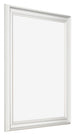 Photo Frame 70x90cm White Swept MDF Lazio Front Oblique | Yourdecoration.com
