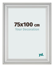 Photo Frame 75x100cm Silver Matte MDF Lazio Front Size | Yourdecoration.com