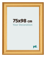 Photo Frame 75x98cm Gold Matte MDF Lazio Front Size | Yourdecoration.com