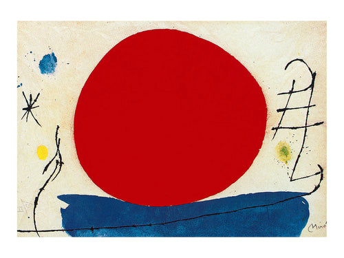 Joan Miro Senzo titolo, 1967 Art Print 80x60cm | Yourdecoration.com