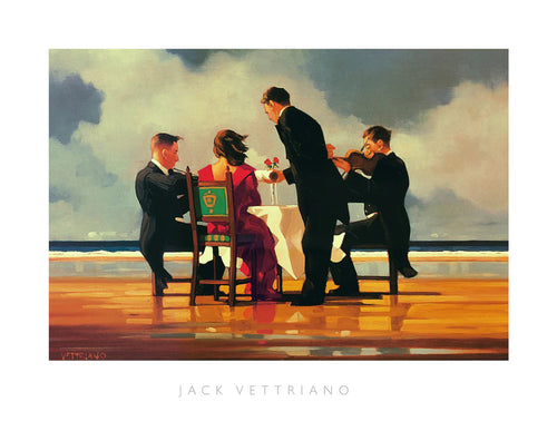 Jack Vettriano Elegy for The Dead Admiral Art Print 80x60cm | Yourdecoration.com