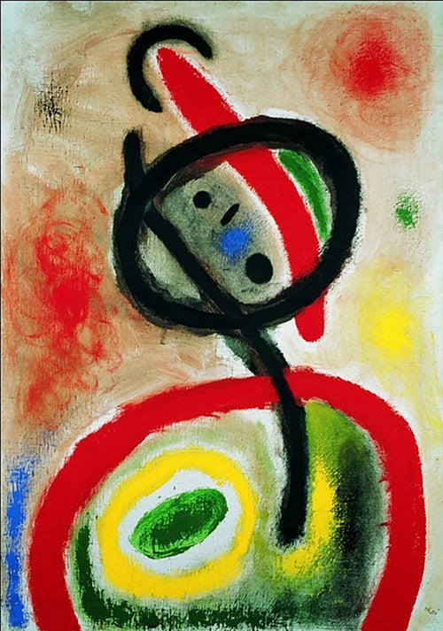 Joan Miro Femme III Art Print 60x80cm | Yourdecoration.com