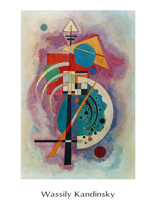 Wassily Kandinsky Hommage a Grohmann Art Print 60x80cm | Yourdecoration.com