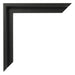 Lyon MDF Canvas Floater Frame Black Matte Corner | Yourdecoration.com