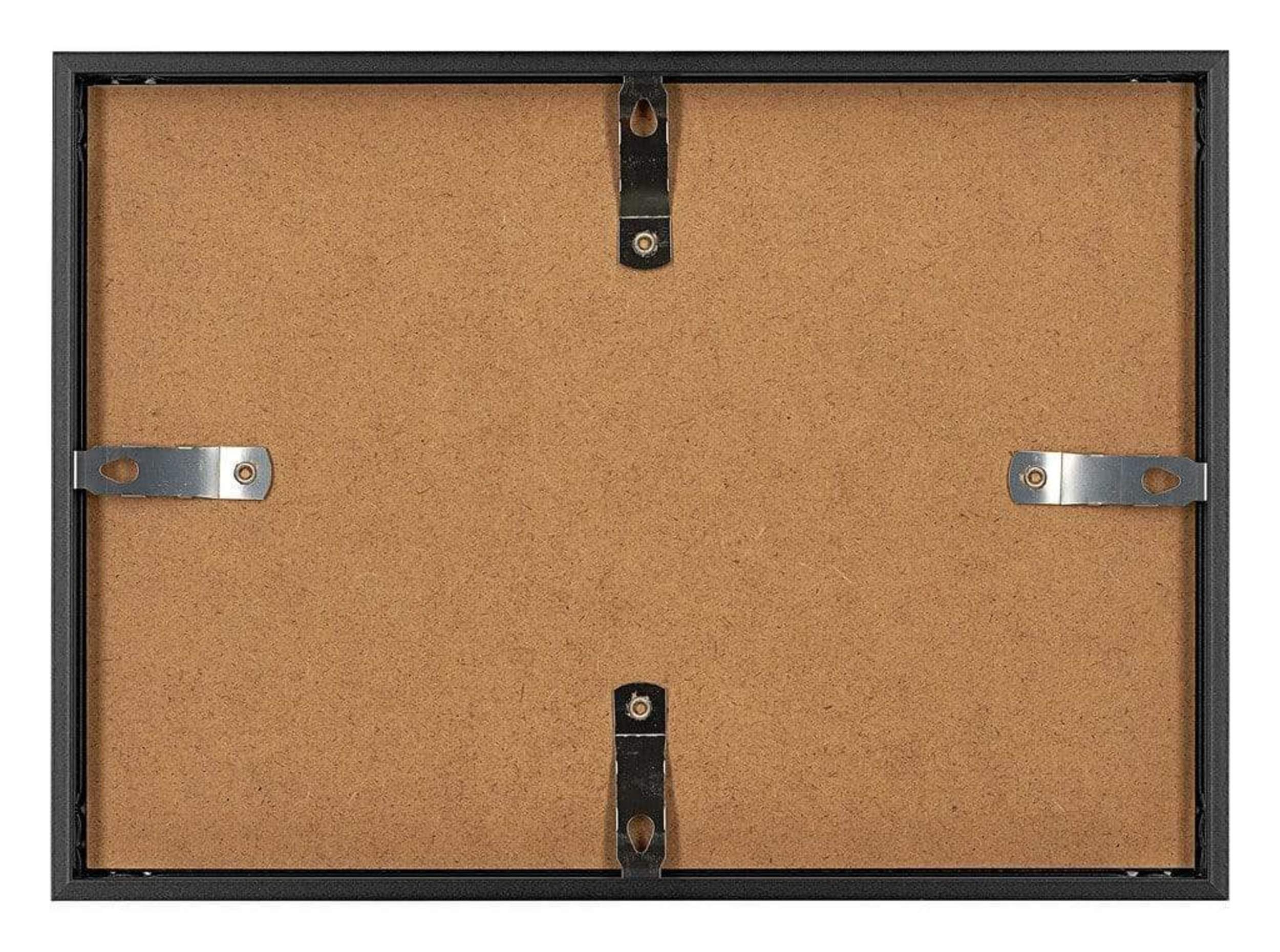 Aurora Aluminium Photo Frame 21x29 7cm A4 Black Back Landscape | Yourdecoration.com