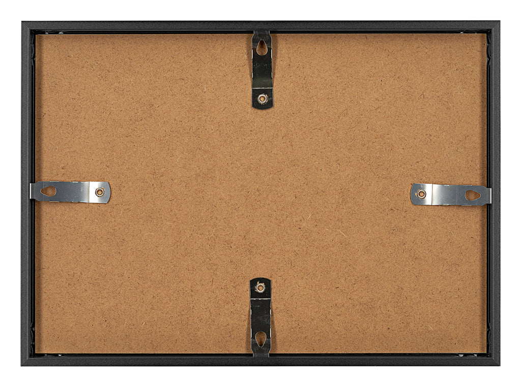 Aurora Aluminium Photo Frame 21x29 7cm A4 set of 2 Black Back Landscape | Yourdecoration.com