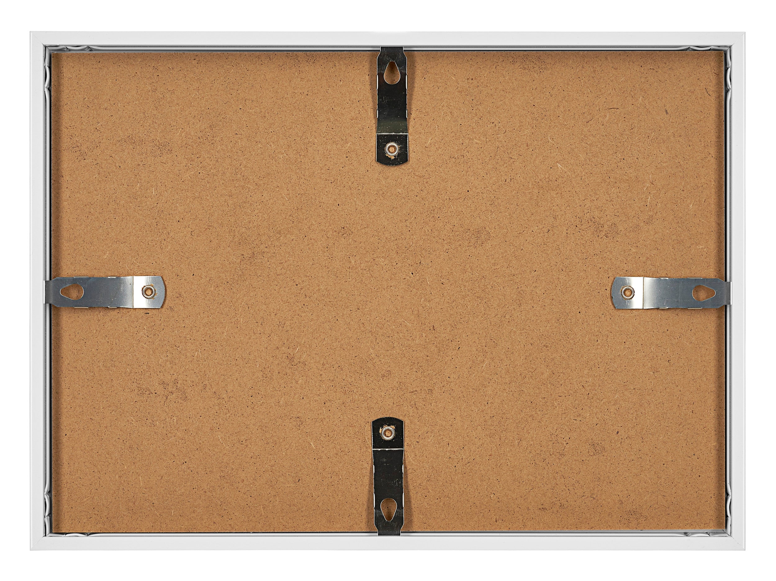Aurora Aluminium Photo Frame 21x29 7cm A4 set of 2 White Back Landscape | Yourdecoration.com