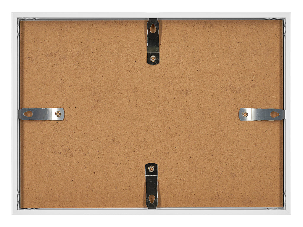 Aurora Aluminium Photo Frame 21x29 7cm A4 set of 3 White Back Landscape | Yourdecoration.com