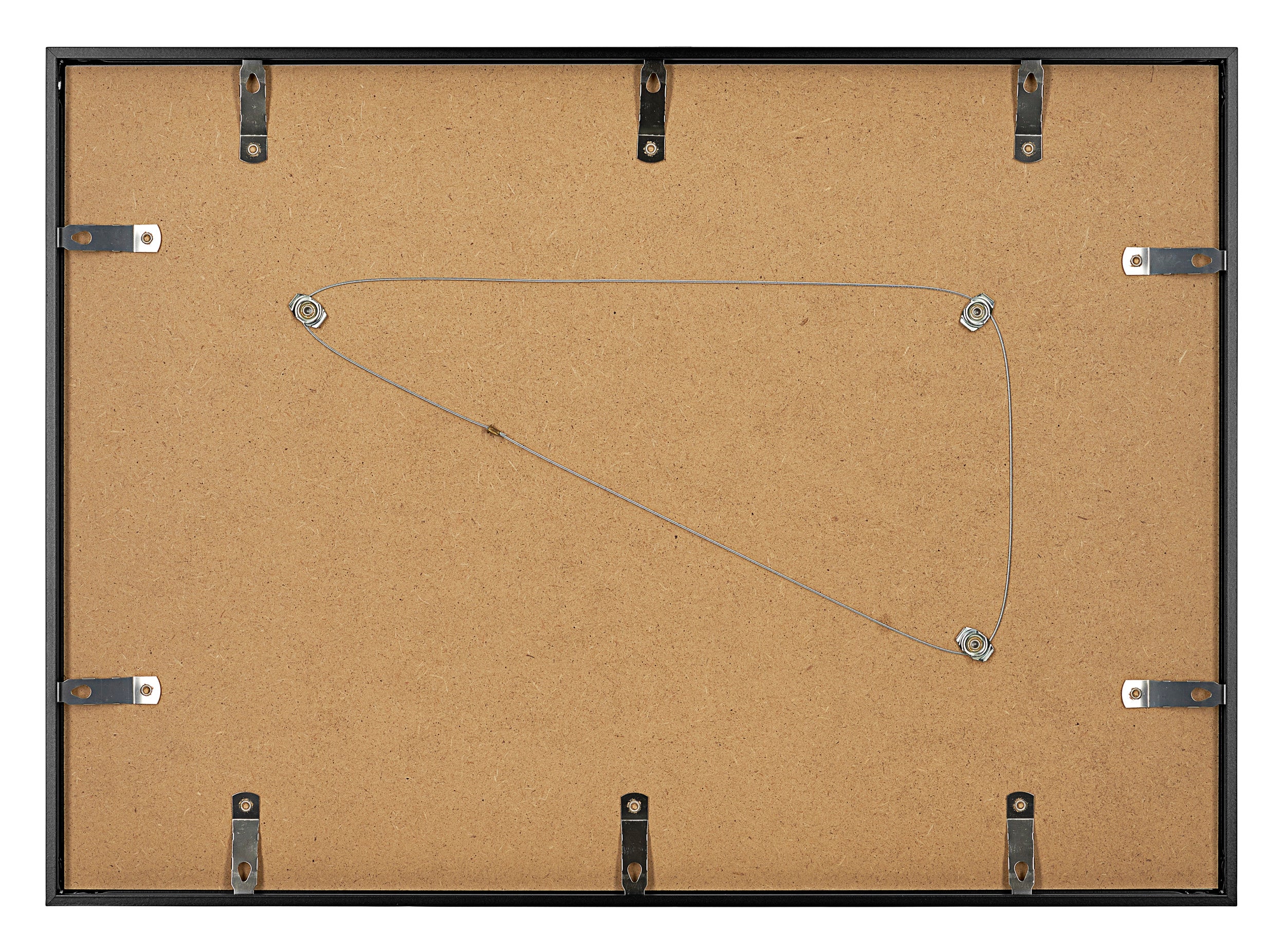 Aurora Aluminium Photo Frame 42x59 4cm A2 set of 3 Black Back Landscape | Yourdecoration.com