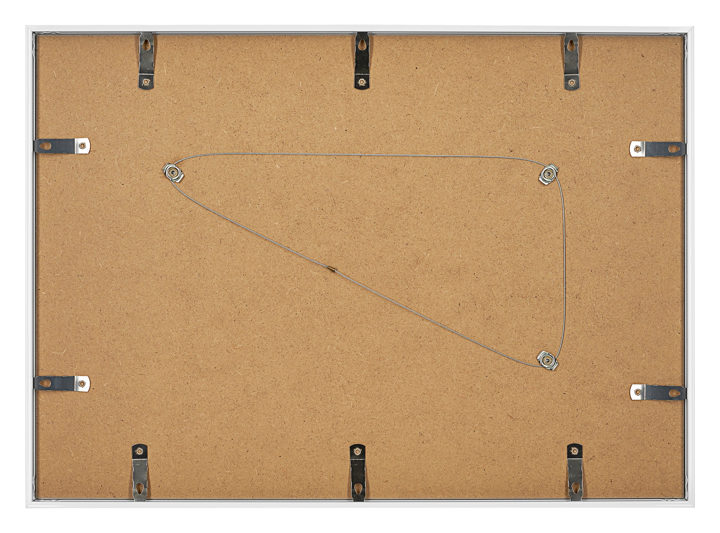 Aurora Aluminium Photo Frame 42x59 4cm A2 set of 3 White Back Landscape | Yourdecoration.com