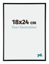 Austin Aluminium Photo Frame 18x24cm Black High Gloss Front Size | Yourdecoration.com