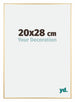 Austin Aluminium Photo Frame 20x28cm Gold High Gloss Front Size | Yourdecoration.com
