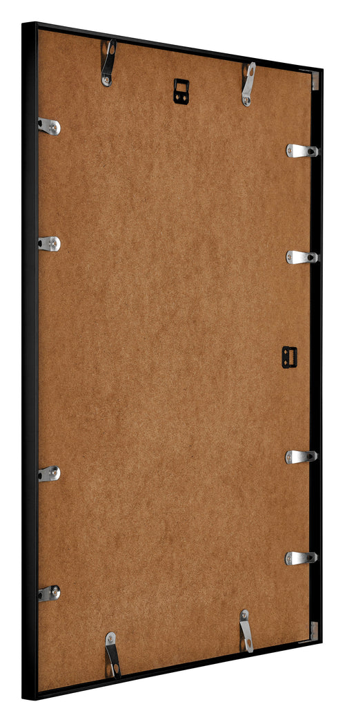 Austin Aluminium Photo Frame 30x42cm Black High Gloss Back Oblique | Yourdecoration.com