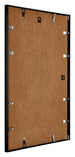 Austin Aluminium Photo Frame 30x42cm Black High Gloss Back Oblique | Yourdecoration.com
