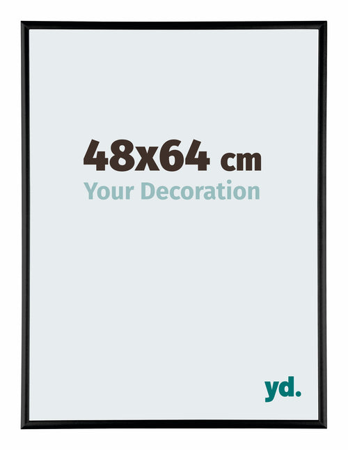 Austin Aluminium Photo Frame 48x64cm Black High Gloss Front Size | Yourdecoration.com