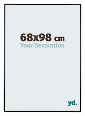 Austin Aluminium Photo Frame 68x98cm Black High Gloss Front Size | Yourdecoration.com