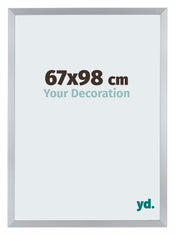 Catania MDF Photo Frame 67x98cm Silver Front Size | Yourdecoration.com