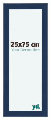 Como MDF Photo Frame 25x75cm Dark Blue Swept Front Size | Yourdecoration.com