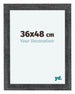Como MDF Photo Frame 36x48cm Gray Swept Front Size | Yourdecoration.com