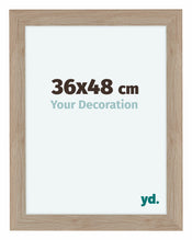 Como MDF Photo Frame 36x48cm Oak Light Front Size | Yourdecoration.com