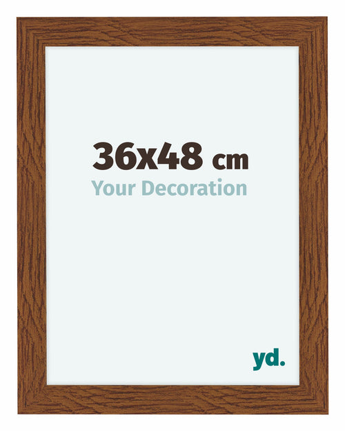 Como MDF Photo Frame 36x48cm Oak Rustic Front Size | Yourdecoration.com