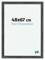 Como MDF Photo Frame 48x67cm Gray Swept Front Size | Yourdecoration.com