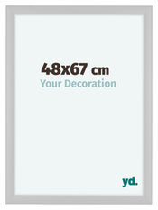 Como MDF Photo Frame 48x67cm White High Gloss Front Size | Yourdecoration.com