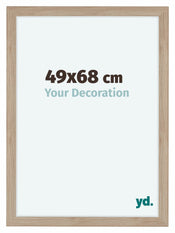 Como MDF Photo Frame 49x68cm Oak Light Front Size | Yourdecoration.com
