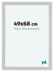 Como MDF Photo Frame 49x68cm White High Gloss Front Size | Yourdecoration.com