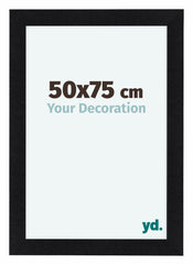 Como MDF Photo Frame 50x75cm Black Matte Front Size | Yourdecoration.com