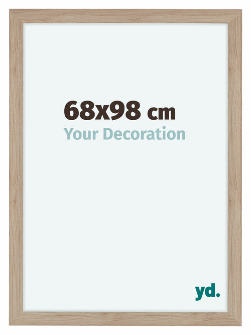 Como MDF Photo Frame 68x98cm Oak Light Front Size | Yourdecoration.com