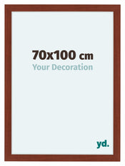 Como MDF Photo Frame 70x100cm Cherry Front Size | Yourdecoration.com