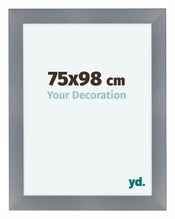 Como MDF Photo Frame 75x98cm Aluminum Brushed Front Size | Yourdecoration.com