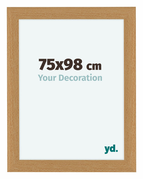 Como MDF Photo Frame 75x98cm Beech Front Size | Yourdecoration.com