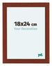 Como MDF Photo Frame 75x98cm Cherry Front Size | Yourdecoration.com