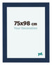 Como MDF Photo Frame 75x98cm Dark Blue Swept Front Size | Yourdecoration.com