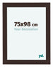 Como MDF Photo Frame 75x98cm Oak Dark Front Size | Yourdecoration.com
