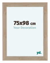 Como MDF Photo Frame 75x98cm Oak Light Front Size | Yourdecoration.com