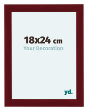 Como MDF Photo Frame 75x98cm Wine Red Swept Front Size | Yourdecoration.com