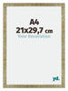 Mura MDF Photo Frame 21x29 7cm A4 Gold Antique Front Size | Yourdecoration.com
