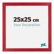 Mura MDF Photo Frame 25x25cm Red Front Size | Yourdecoration.com